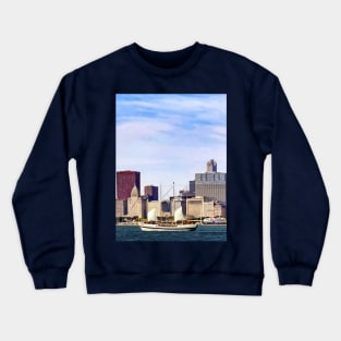 Chicago IL - Schooner on Lake Michigan Crewneck Sweatshirt
